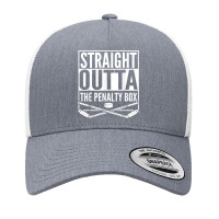 Straight Outta The Penalty Box Hockey Player Gift Hockey Tshirt Yupoong Trucker Cap | Artistshot