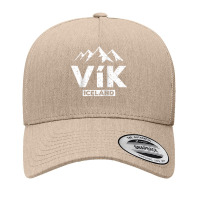 Vik Iceland Icelandic Pride Black Sand Beaches Glacier Raglan Baseball Yupoong Trucker Cap | Artistshot