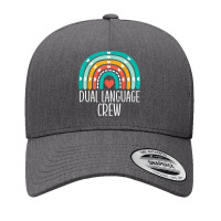 Dual Language Crew Rainbow Bilingual Teacher Dual Language Yupoong Trucker Cap | Artistshot