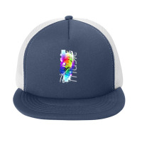 Headphones For Friend Foam Snapback Hat | Artistshot