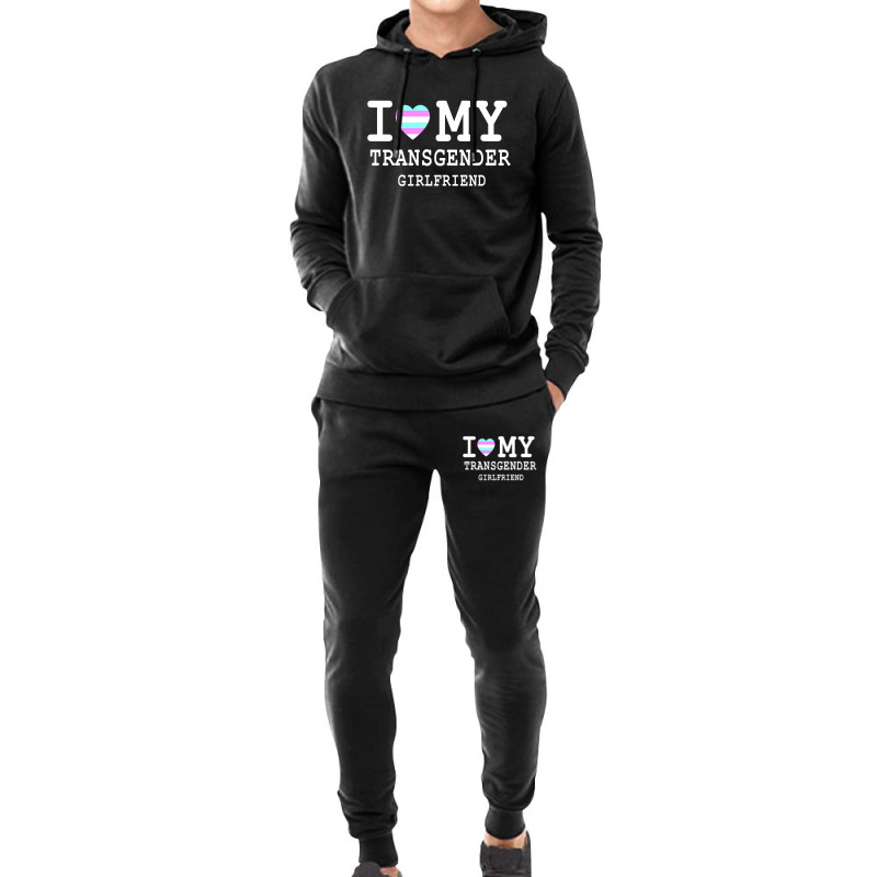 I Love My Transgender Girlfriend Lgbt Pride Gift T Shirt Classic T Shi Hoodie & Jogger Set | Artistshot