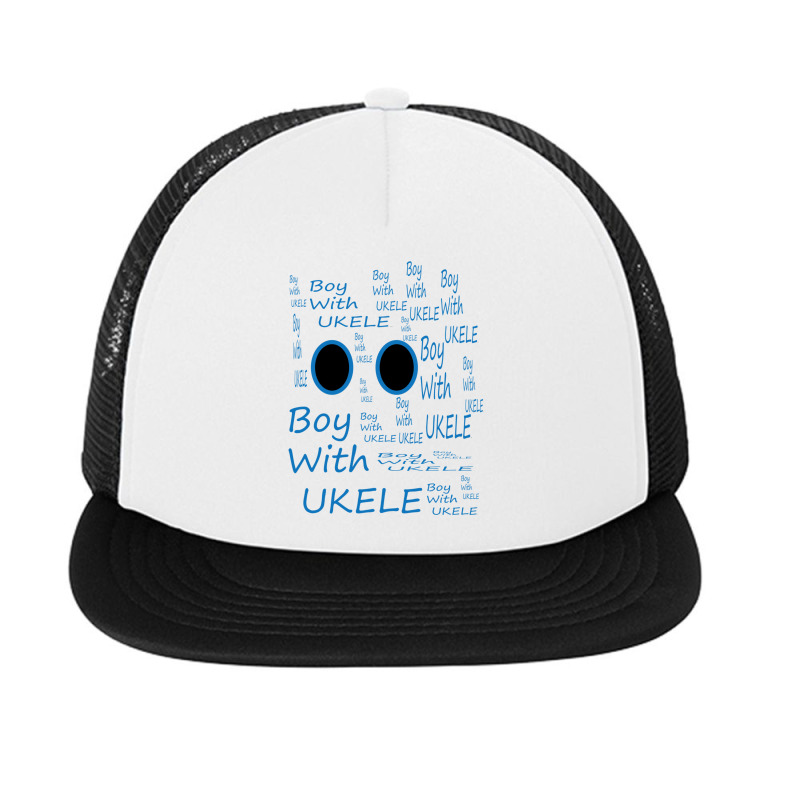 Boy With Ukele Foam Snapback hat by cm-arts | Artistshot