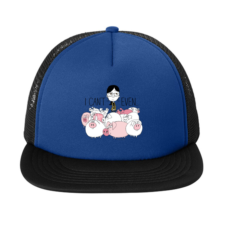 I Can_t Even Count The Pigs Foam Snapback hat by THOMASDOUTRE | Artistshot