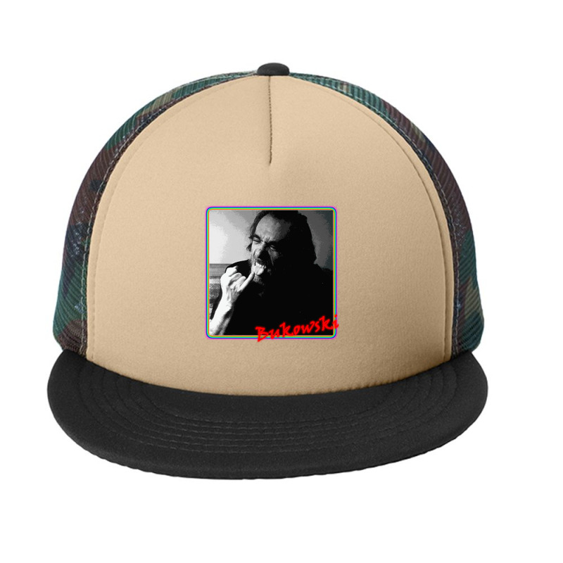 Bukowski Aesthetic Foam Snapback Hat | Artistshot