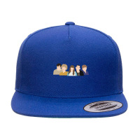 Kathampkimwholecastvectorminimalfanart 5 Panel Snapback Cap | Artistshot