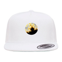 Eclipse Flower Pop Socket 5 Panel Snapback Cap | Artistshot