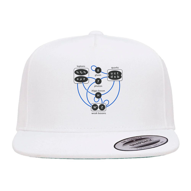 Standard Model Particles Higgs Boson Physics Theory 5 panel snapback cap by cm-arts | Artistshot