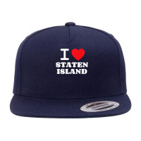 I Love Staten Island Premium T Shirt 5 Panel Snapback Cap | Artistshot