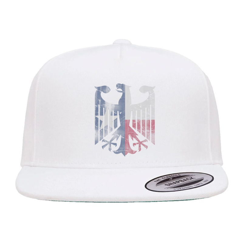 Texas Flag German American Germany Eagle Texan Deutschland 5 panel snapback cap by Mata Gibson | Artistshot