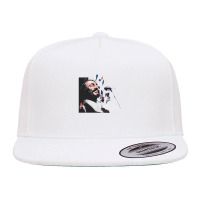 Original Portrait Of Luciano Pavarotti 5 Panel Snapback Cap | Artistshot