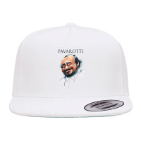 Opera Tenor Pavarotti 5 Panel Snapback Cap | Artistshot