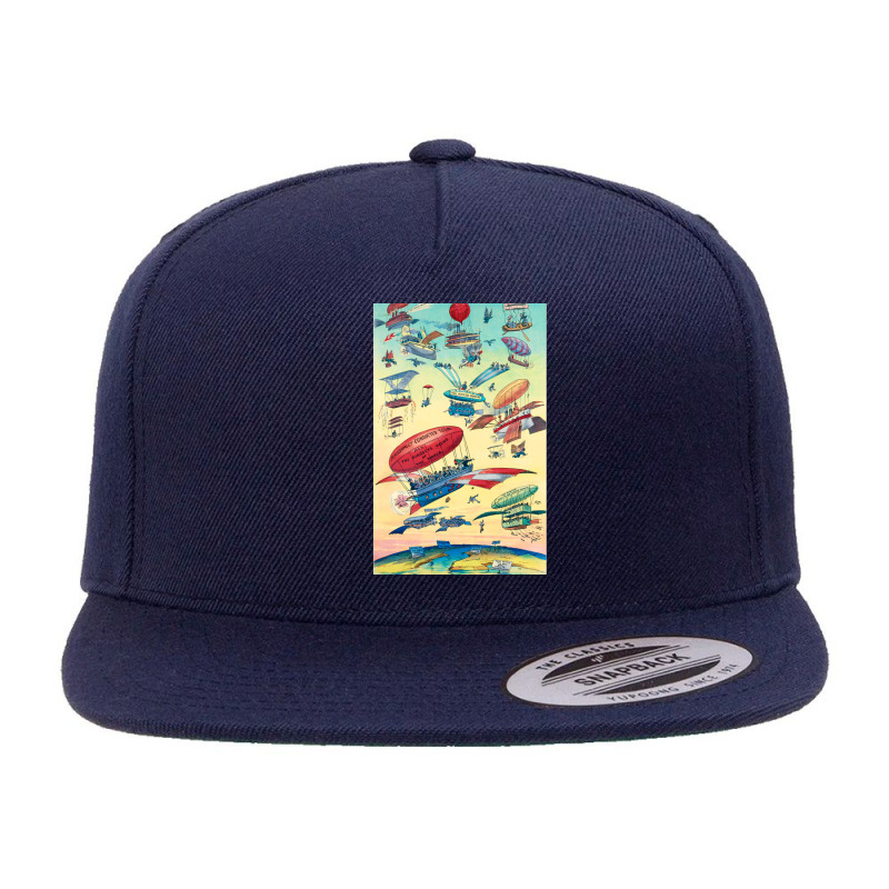 Openings-of-the-panama-canals- 5 panel snapback cap by cm-arts | Artistshot