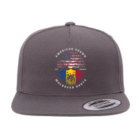 American Grown Moldovan Roots Moldova Flag 5 Panel Snapback Cap | Artistshot