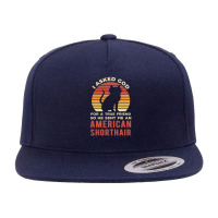 Funny American Shorthair 5 Panel Snapback Cap | Artistshot