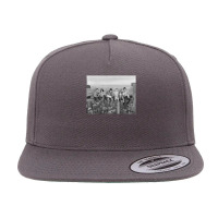 Friends Cast On Skyscraper 5 Panel Snapback Cap | Artistshot