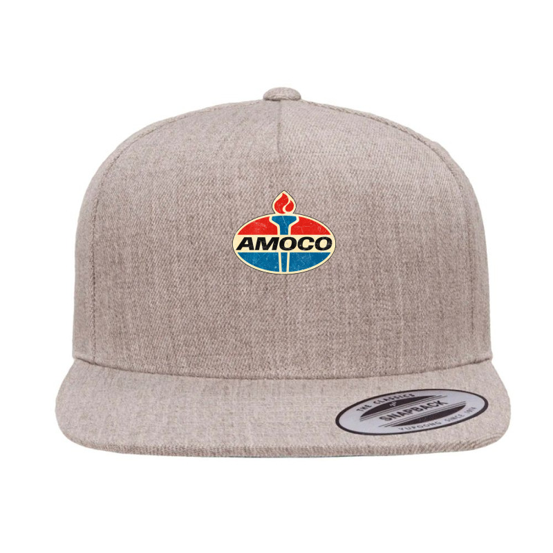 Amoco American Gas Standard Oil 1 5 panel snapback cap by WilmaMorgan | Artistshot