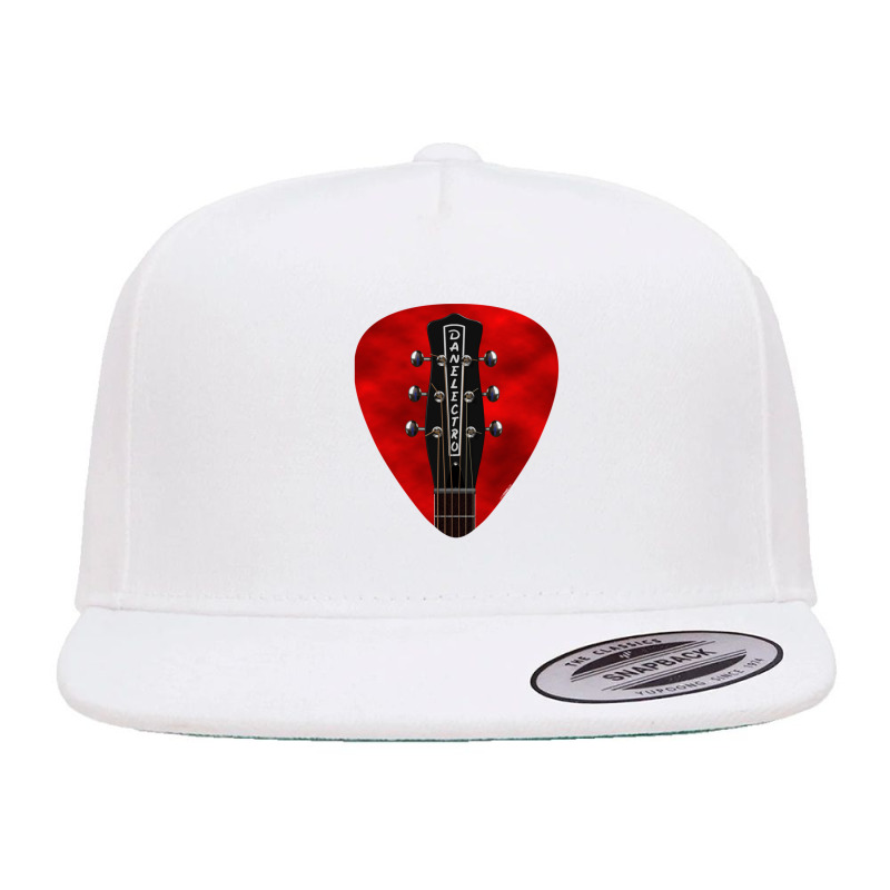 Guitar Headstock Pick Art - Danelectro &x27;59 Resonator Classic 5 panel snapback cap by MargaretDaniels | Artistshot