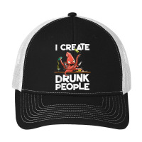 I Create Drunk People Funny Octopus Mixology Bartender Staff Tank Top Pa Trucker Cap | Artistshot