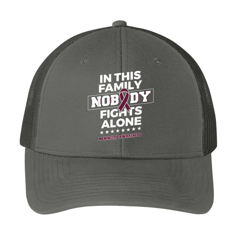 Nobody Fights Alone Meningitis Awareness T Shirt Pa Trucker Cap by cm-arts | Artistshot