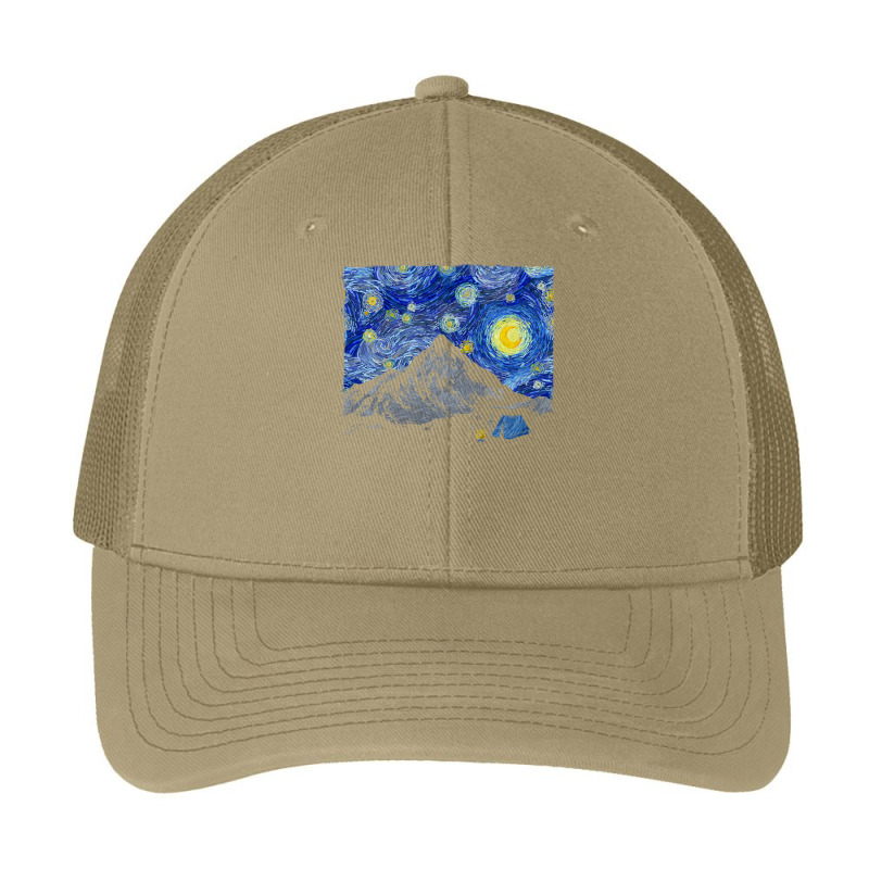 Starry Night Camping Scene Pa Trucker Cap by vucongha | Artistshot