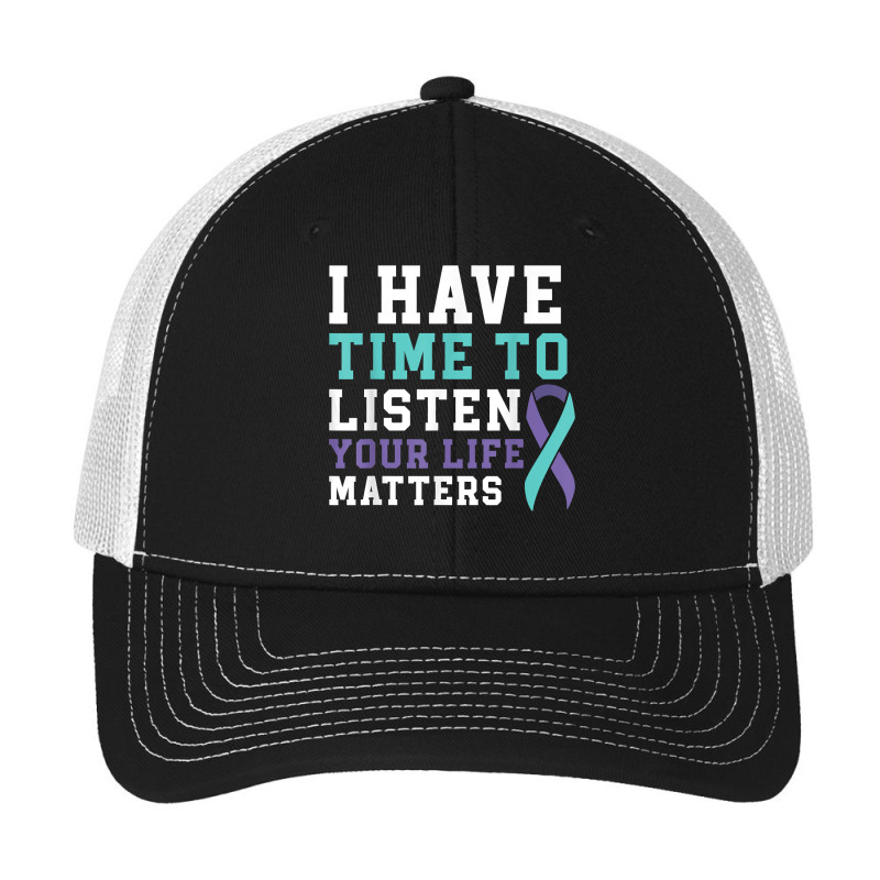 I Have Time To Listen Your Life Matters Mental Health T Shirt Pa Trucker Cap by daecuvifysha | Artistshot