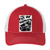 The Simpsons Bart Simpson Eat My Shorts Spray Paint Graffiti Long Slee Pa Trucker Cap | Artistshot