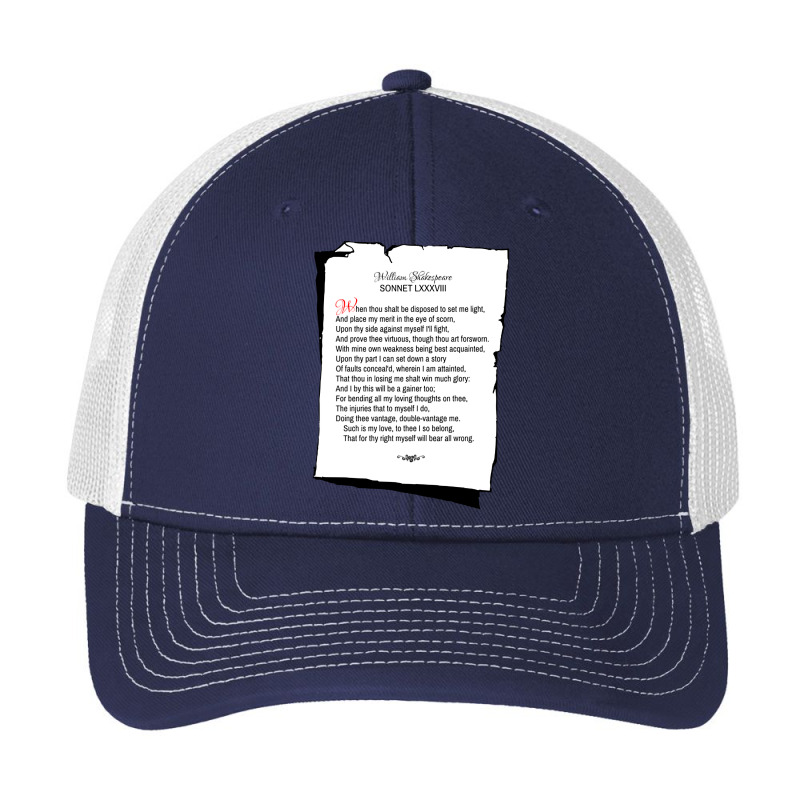 William Shakespeare's Sonnet 88 Pa Trucker Cap by laughingtuy | Artistshot