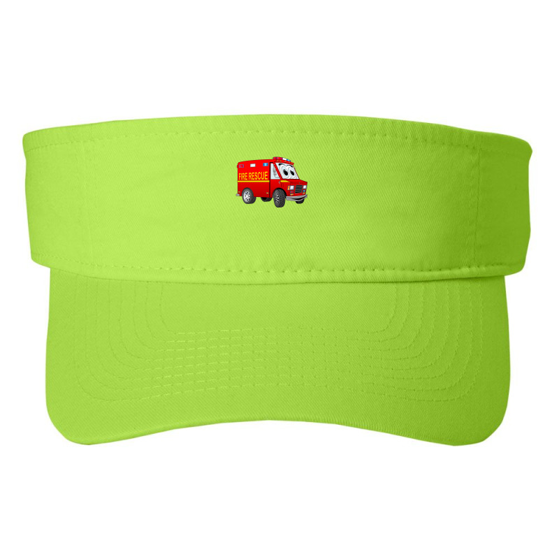 Fire Rescue Mini Van Cartoon Fashion Visor by PaulDupuy | Artistshot