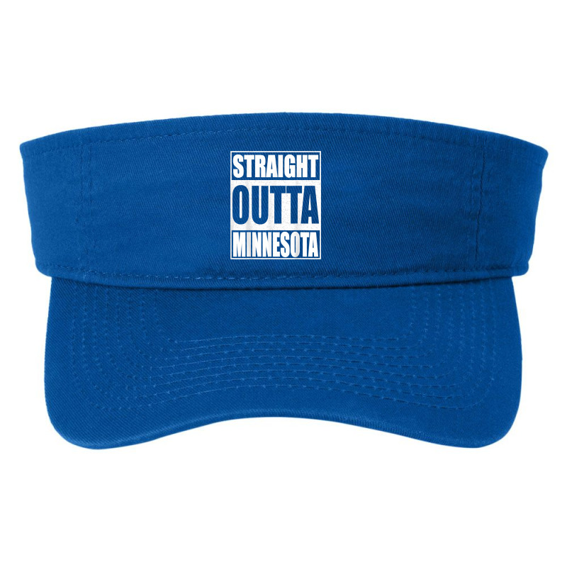 Straight Outta Minnesota Patriotic Minnesota State Fashion Visor | Artistshot