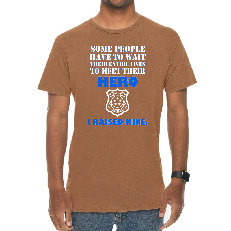 Police Officers Dad Vintage T-shirt | Artistshot