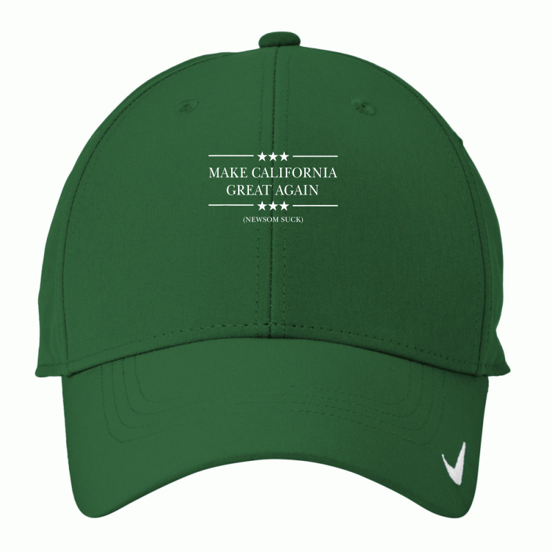 Anti Gavin Newsom Cali Governor Make California Great Again T Shirt Nike Dri-FIT Cap by ardylanda | Artistshot