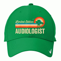 Audiologist Funny Birthday Retro Vintage Men Women Dad Nike Dri-fit Cap | Artistshot