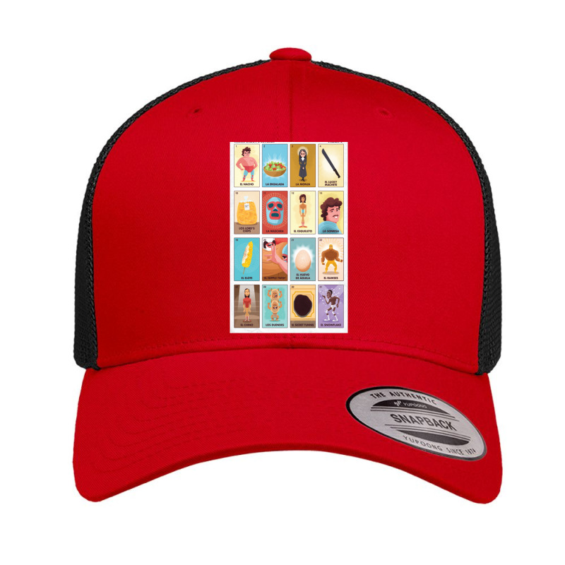 Nacho Daddy_s Lotería Retro Trucker Cap by EDWARDDAVIS | Artistshot