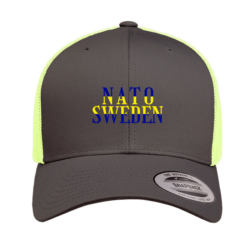 Nato Sweden  Sweden Flag Colors Retro Trucker Cap by cm-arts | Artistshot