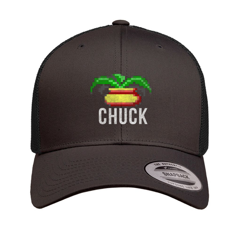 Chuck The Plant  Black Retro Trucker Cap by cm-arts | Artistshot