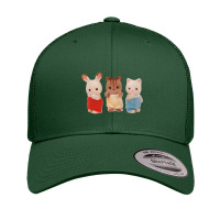 Sylvanian Families Bunny Squirrel And Cat Retro Trucker Cap | Artistshot