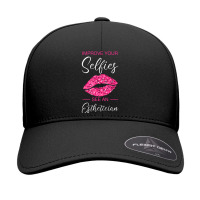 Esthetician Selfies Lips Cosmetology Beautician Esthetic Seamless Cap | Artistshot