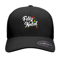 Feliz Natal Portuguese Christmas T Shirt Seamless Cap | Artistshot