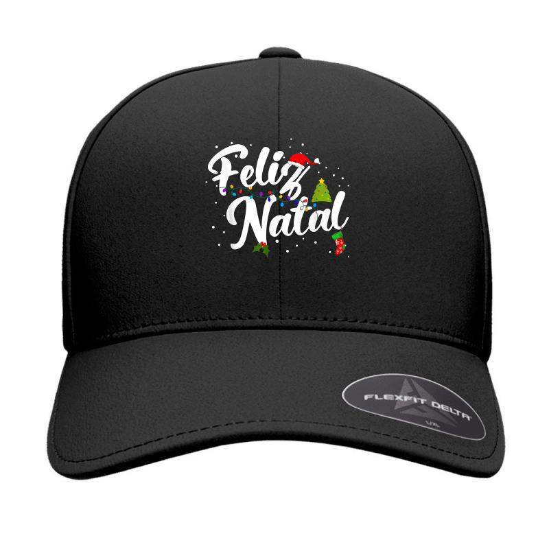 Feliz Natal Portuguese Christmas T Shirt Seamless Cap by cm-arts | Artistshot