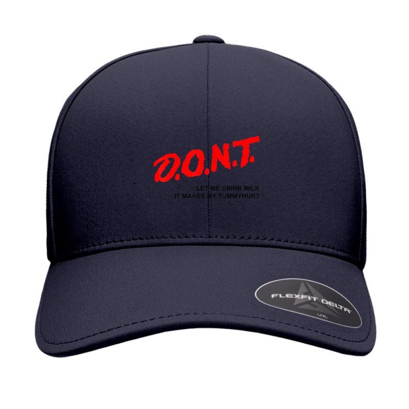 D.o.n.t. Don't Let Me Drink Milk It Makes My Tummy Hurt Seamless Cap by cm-arts | Artistshot