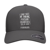 Good Luck In Finding Awesome Coworkers Like Us Again Seamless Cap | Artistshot