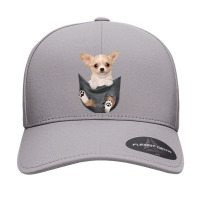 Funny Chihuahua In Your Pocket For Dogs Lovers Seamless Cap | Artistshot