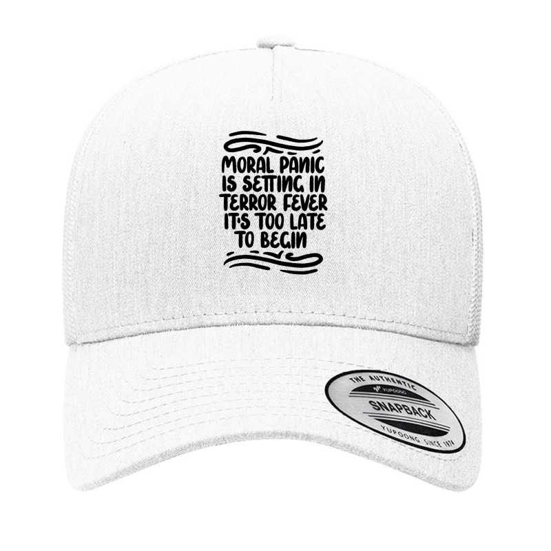 Moral Panic Yupoong Trucker Cap by HollyAllen | Artistshot