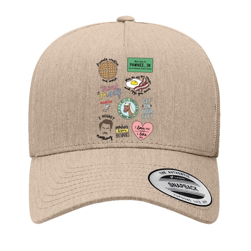 Parks And Recreation Tv Show Art Yupoong Trucker Cap by CrystalDeaton | Artistshot