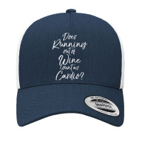 Funny Runner Gift Does Running Out Of Wine Count As Cardio Yupoong Trucker Cap | Artistshot