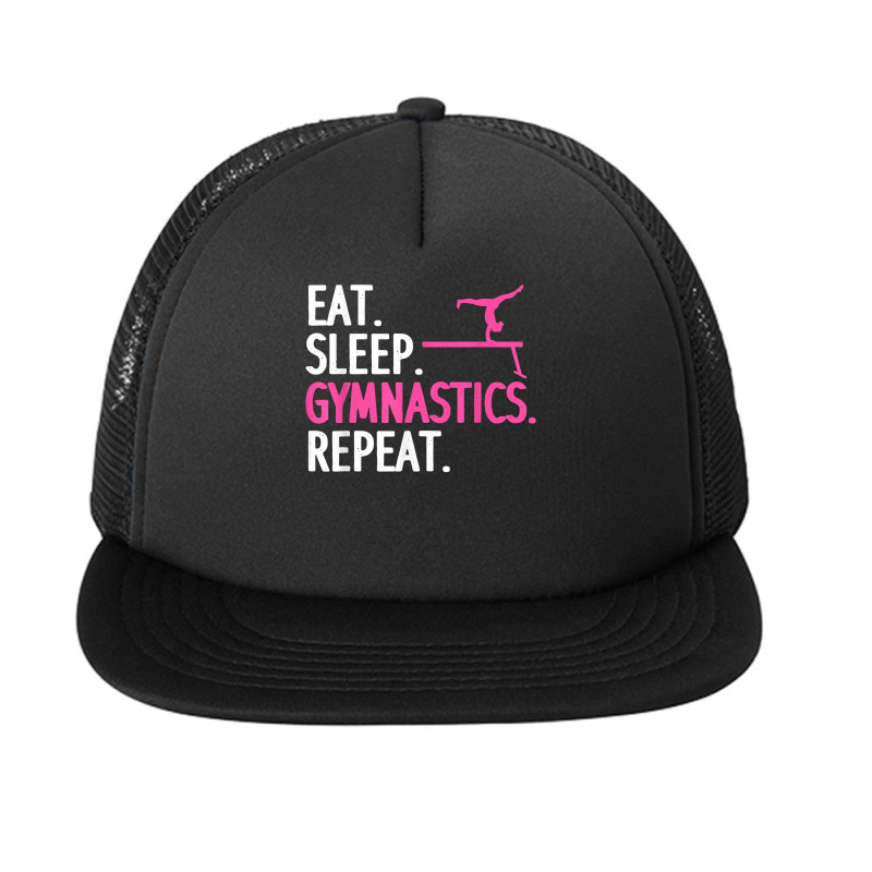 Funny Gymnastics For Women Girls Gymnast Handstand Tumbling T Shirt Foam Snapback hat by cm-arts | Artistshot