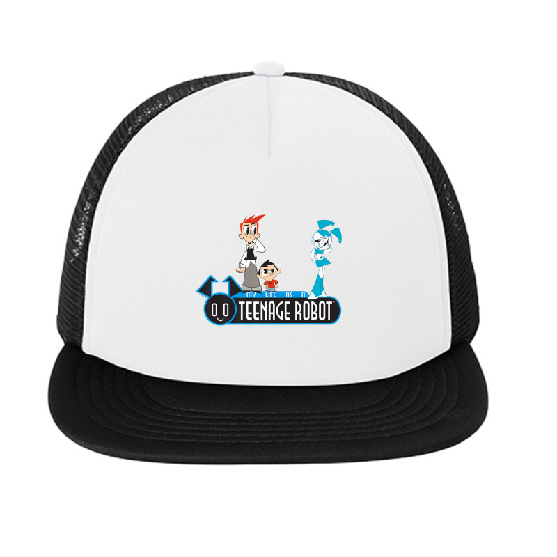 My Life As A Teenage Robot Brad, Tuck And Jenny Foam Snapback hat by cm-arts | Artistshot