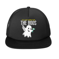 I'm Just Here For The Boos   Halloween Martini Shaker Tank Top Foam Snapback Hat | Artistshot