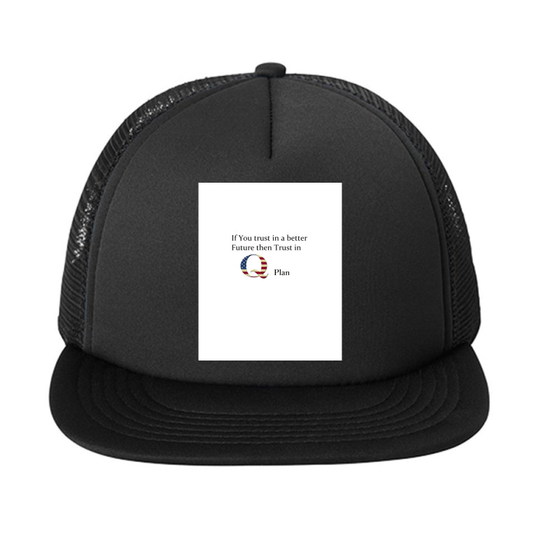 Trust In Q Plan Graphic Foam Snapback hat by cm-arts | Artistshot