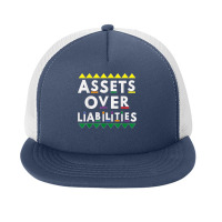 Assets Over Liabilities 80's 90's Style Foam Snapback Hat | Artistshot